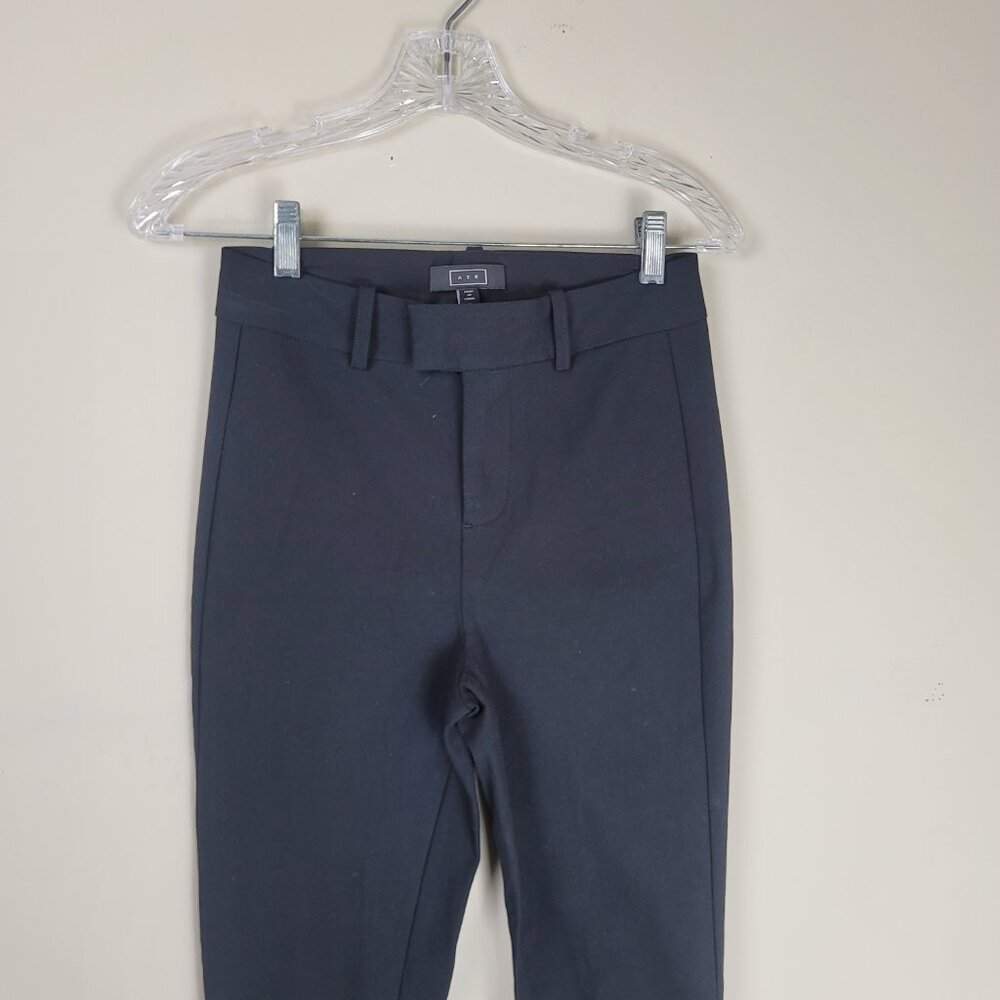 AYR The Arrow Pants Women's Black Skinny Ankle Stretch - Picture 7 of 12